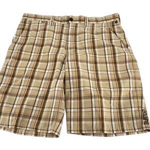 Burton brown plaid men’s short size 38
